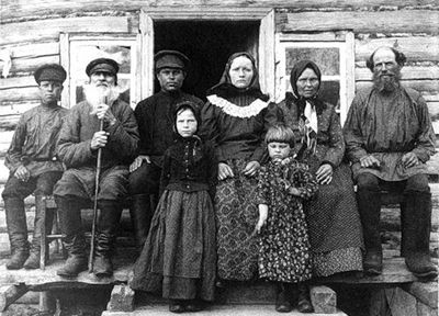 Русские крестьяне. Начало XX века