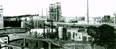 Строительство Саратовского завода синтсиирта, 1957 год