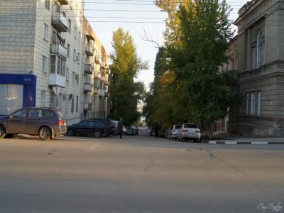 Вид на Князевский взвоз от улицы Чернышевского Саратов