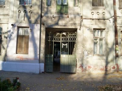 Кованые ворота на улице Шевченко